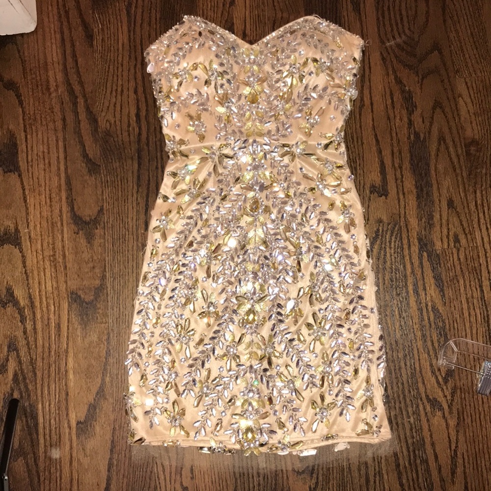 Jovani (henris cloud 9) homecoming bedazzled dress